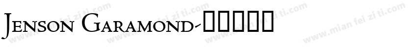 Jenson Garamond字体转换